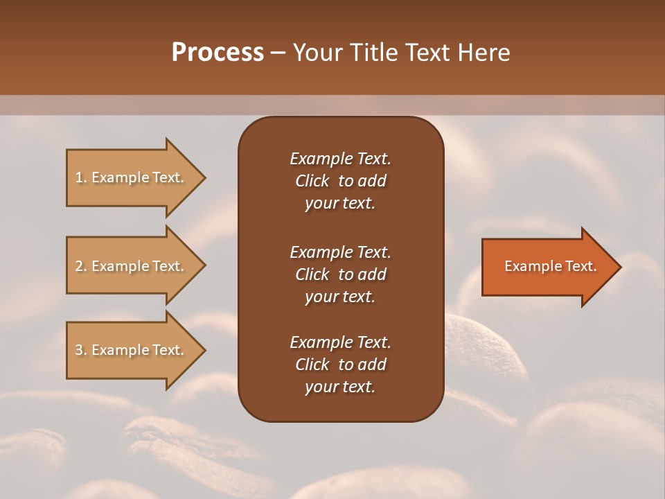 Arabica Closeup Freshness PowerPoint Template