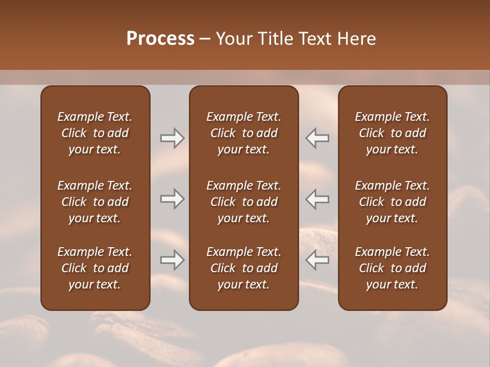 Arabica Closeup Freshness PowerPoint Template