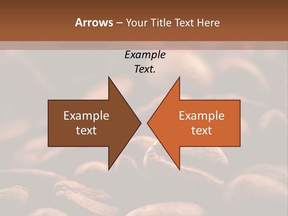 Arabica Closeup Freshness PowerPoint Template