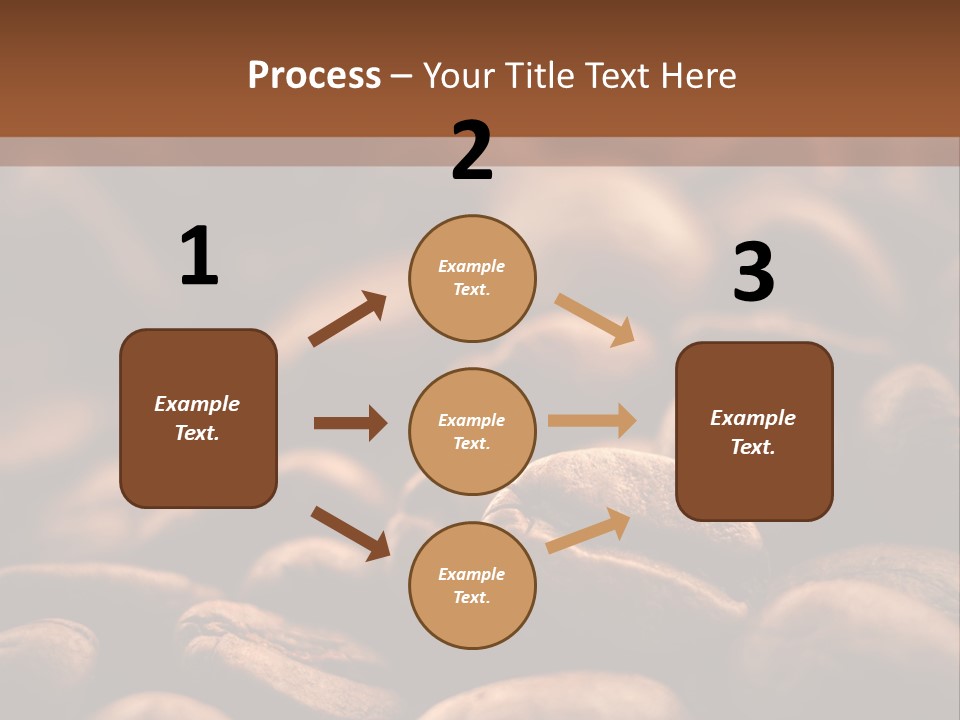 Arabica Closeup Freshness PowerPoint Template