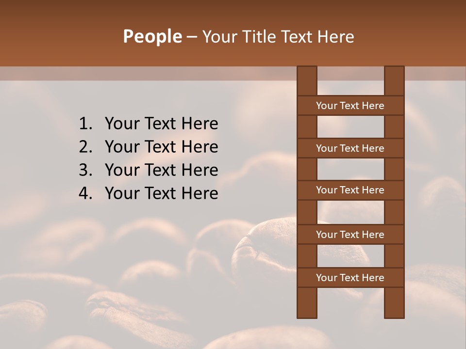 Arabica Closeup Freshness PowerPoint Template