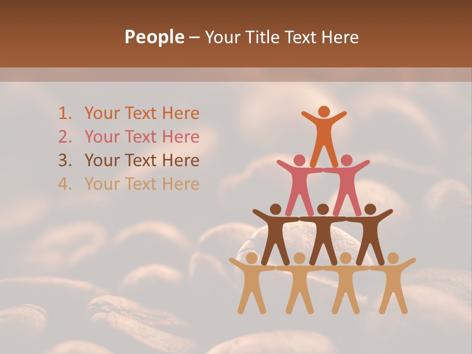 Arabica Closeup Freshness PowerPoint Template