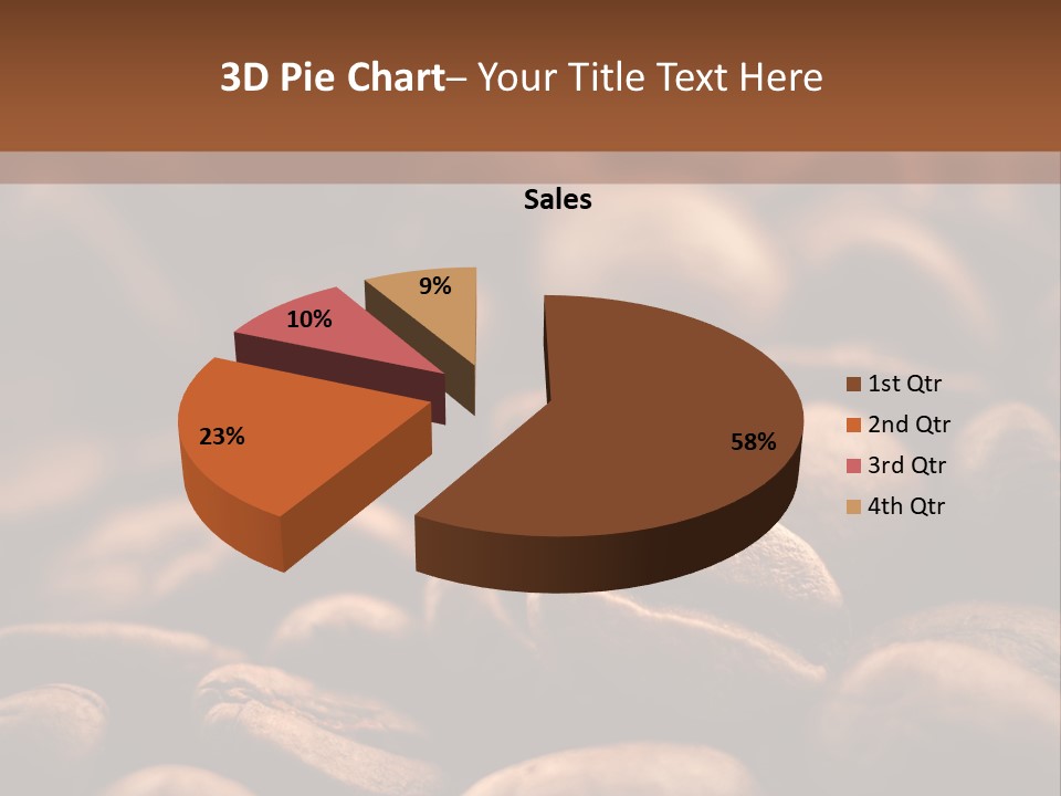 Arabica Closeup Freshness PowerPoint Template