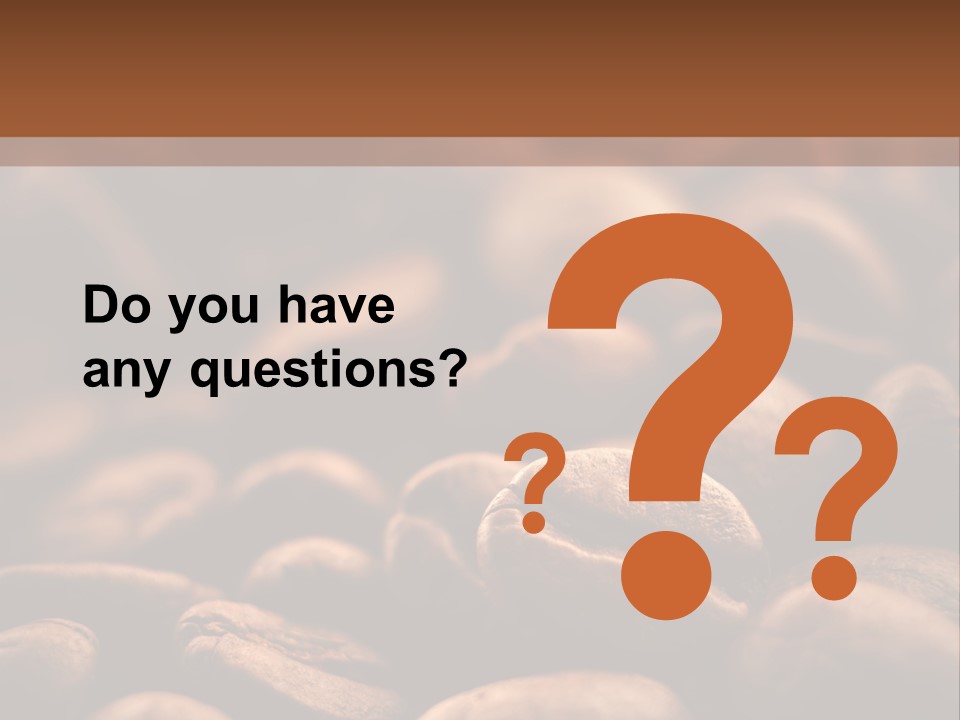 Arabica Closeup Freshness PowerPoint Template