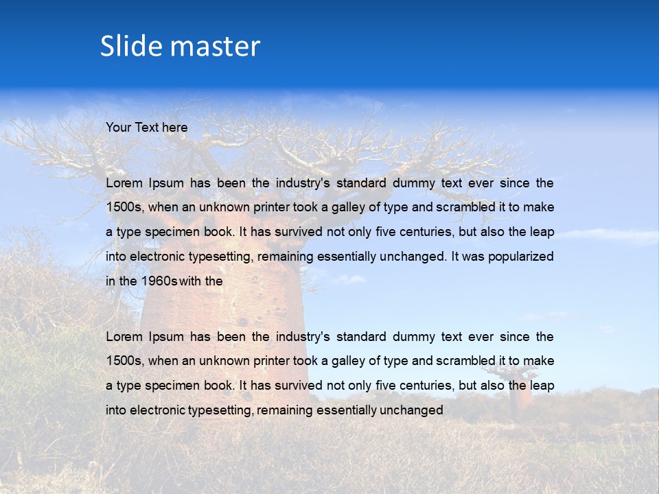 Nicaragua Colorful Chestnut PowerPoint Template