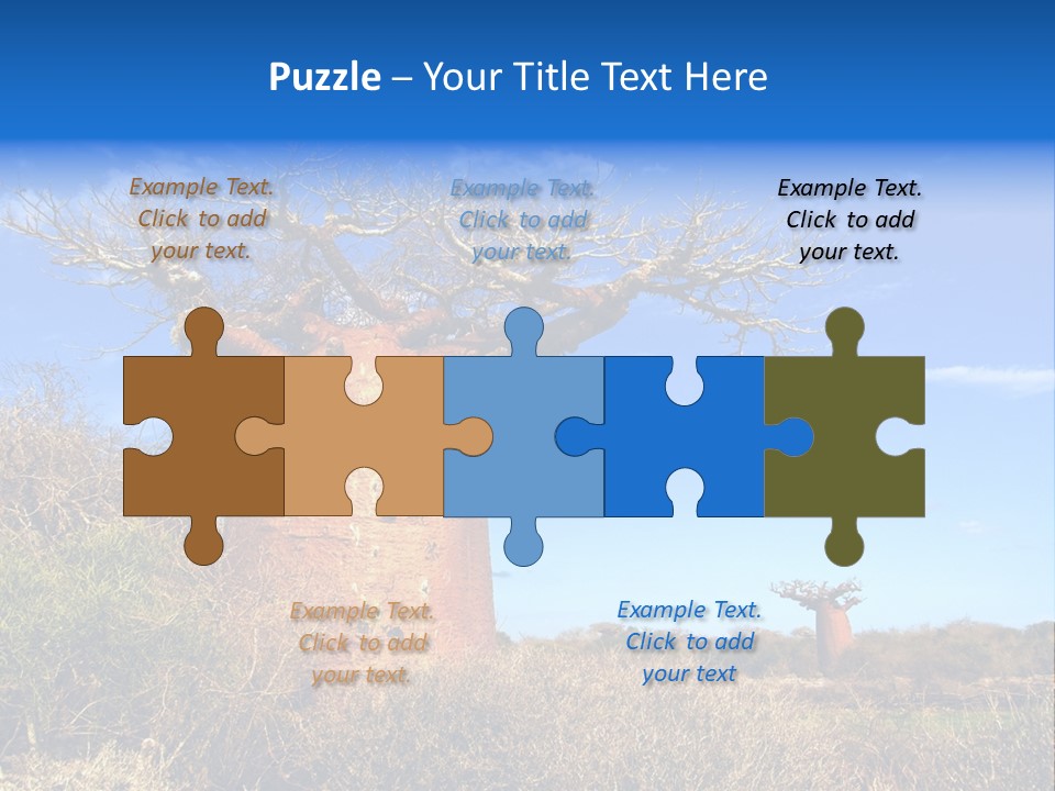 Nicaragua Colorful Chestnut PowerPoint Template