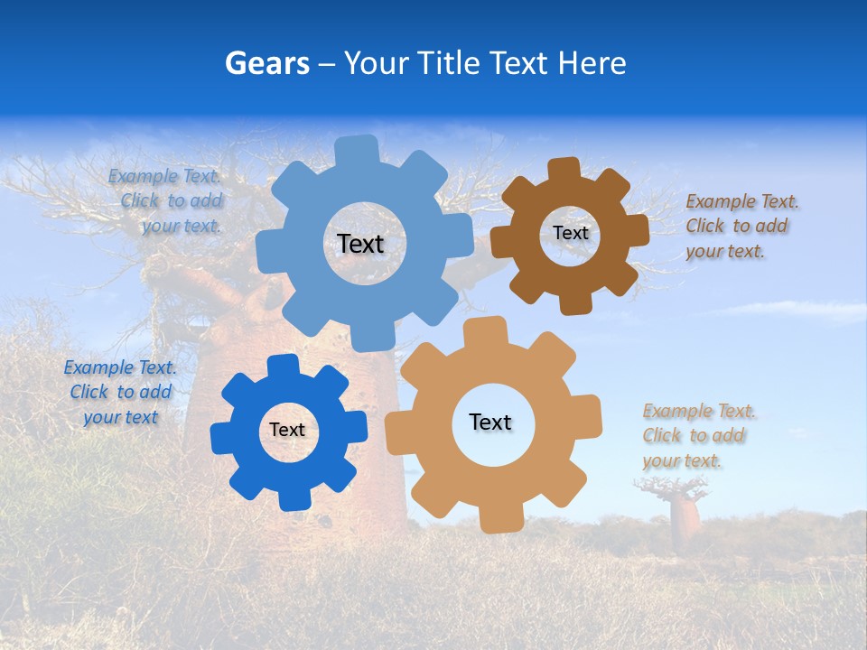 Nicaragua Colorful Chestnut PowerPoint Template