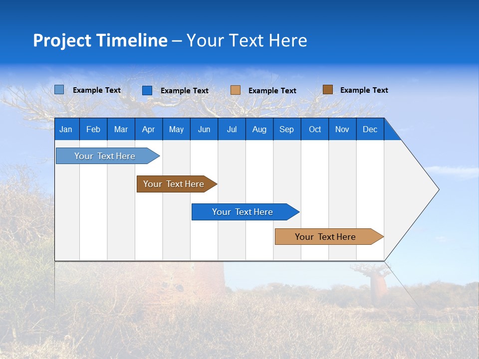 Nicaragua Colorful Chestnut PowerPoint Template