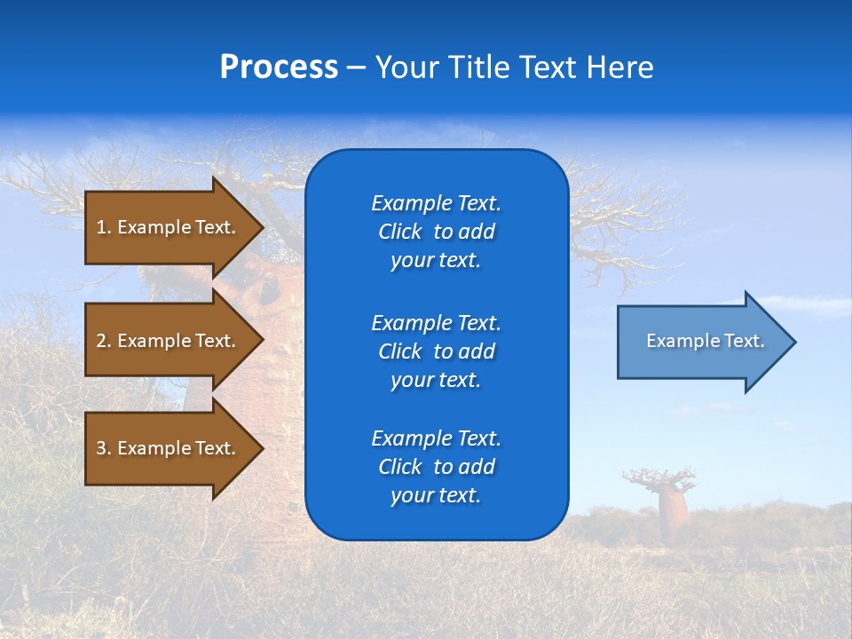 Nicaragua Colorful Chestnut PowerPoint Template