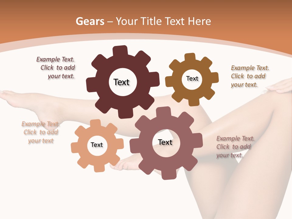 Pretty Female Girl PowerPoint Template