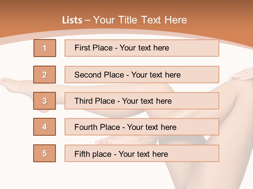 Pretty Female Girl PowerPoint Template