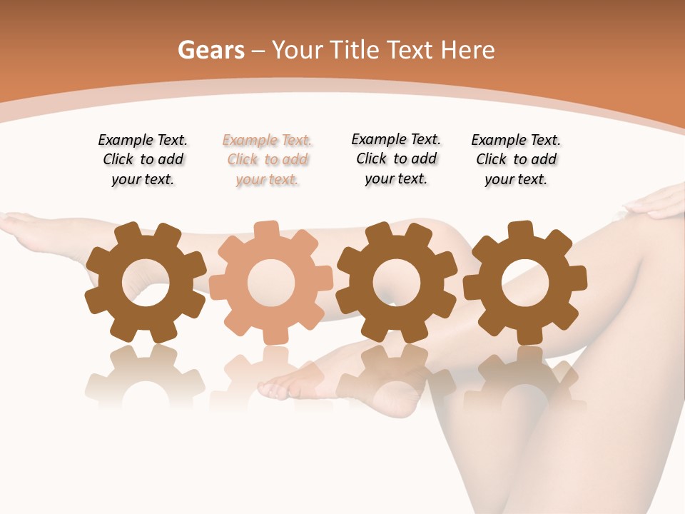 Pretty Female Girl PowerPoint Template