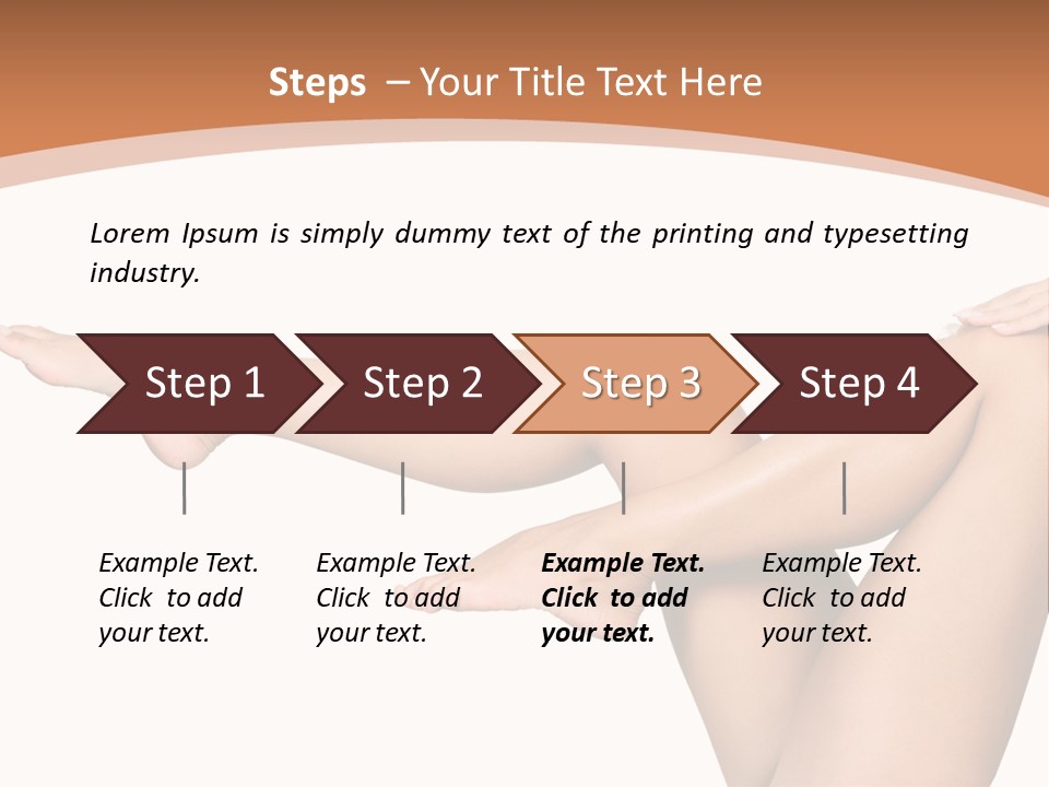 Pretty Female Girl PowerPoint Template