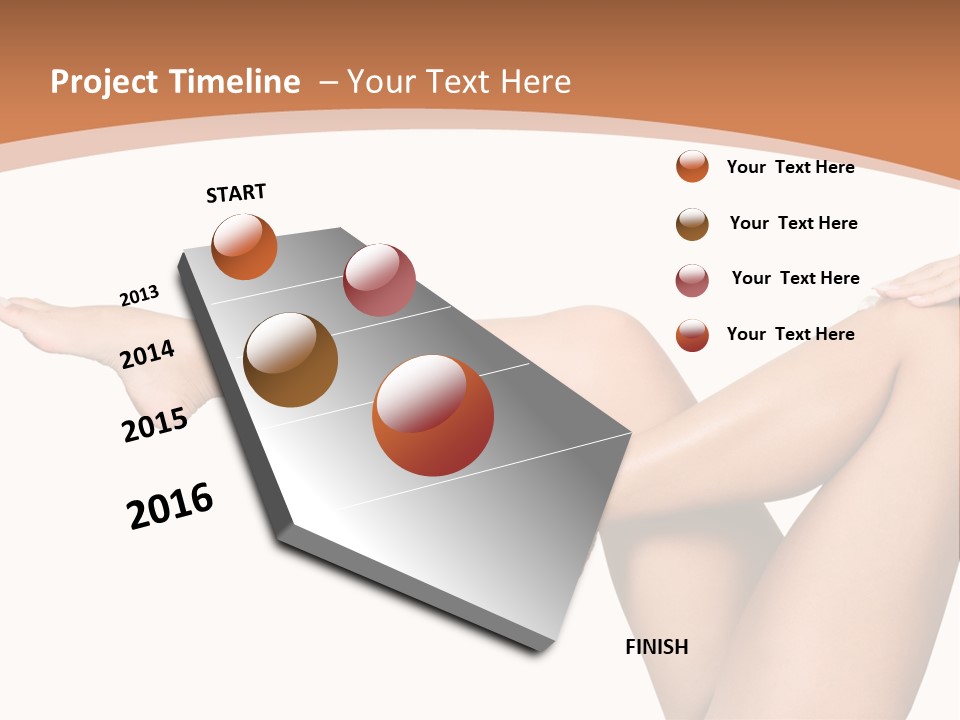 Pretty Female Girl PowerPoint Template