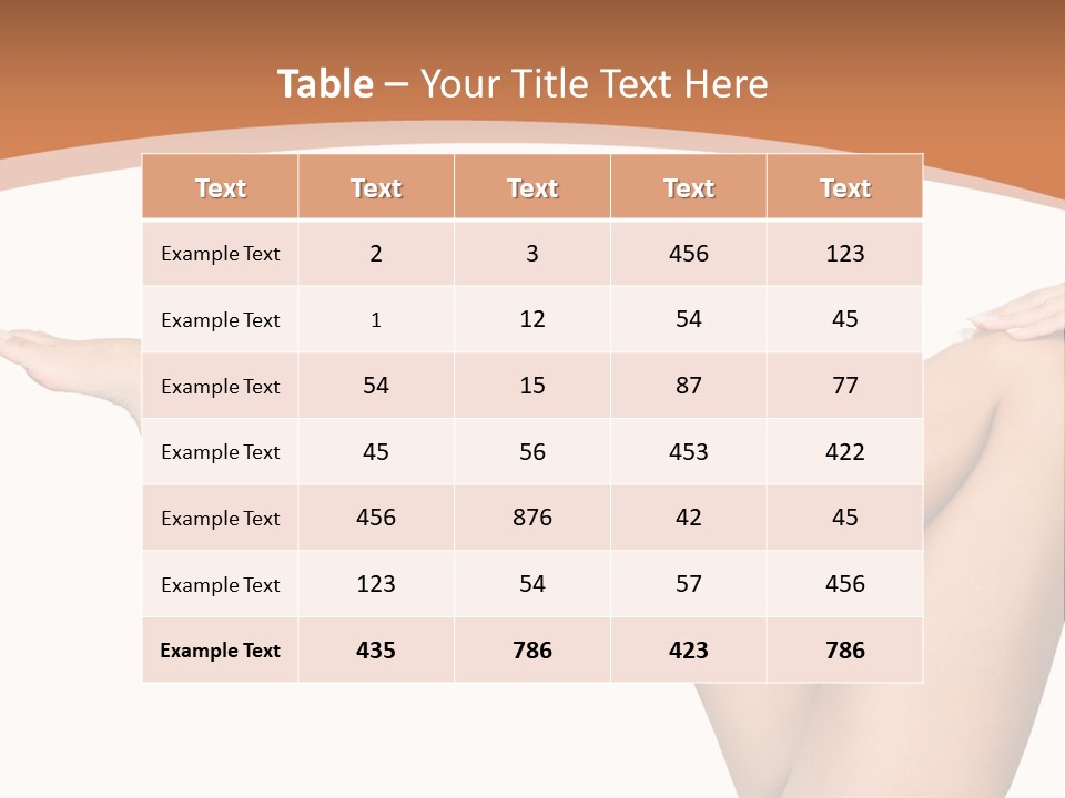 Pretty Female Girl PowerPoint Template