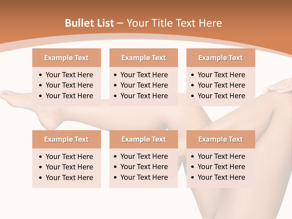 Pretty Female Girl PowerPoint Template