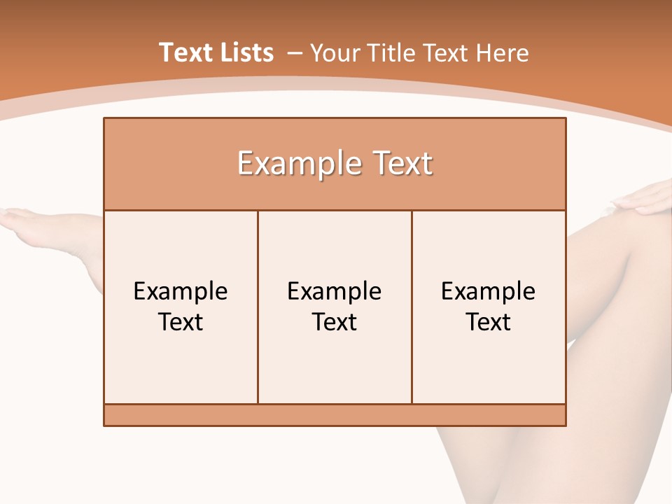 Pretty Female Girl PowerPoint Template
