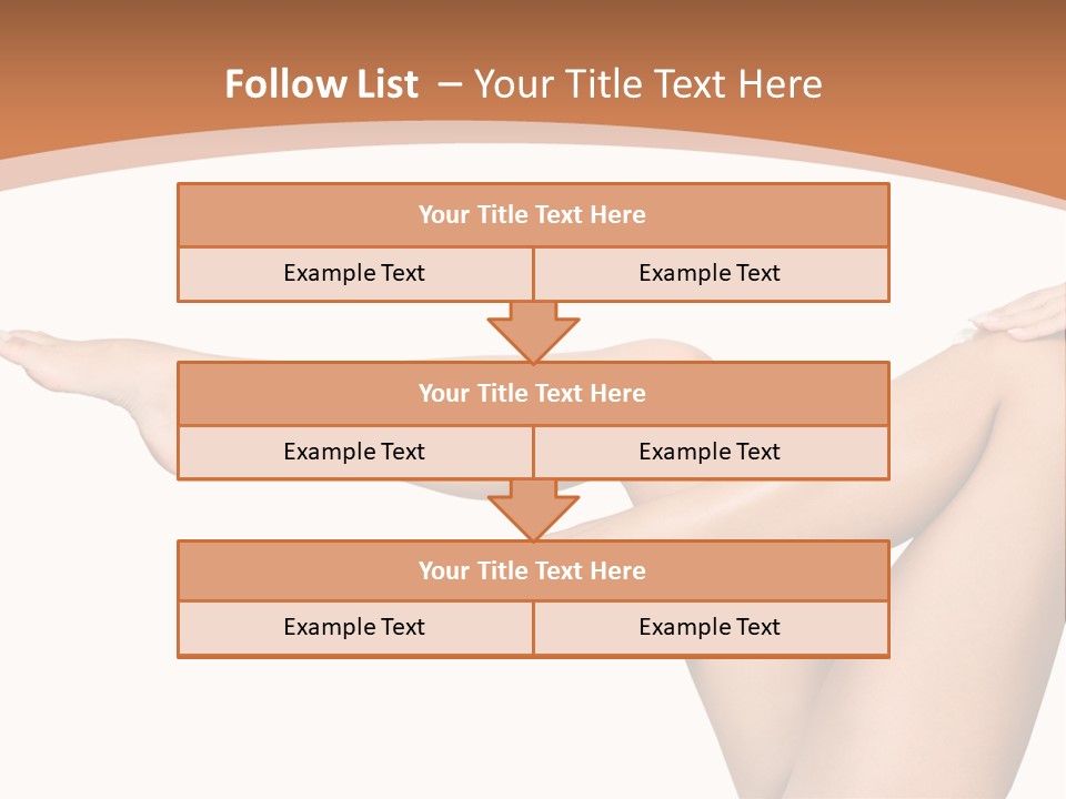 Pretty Female Girl PowerPoint Template