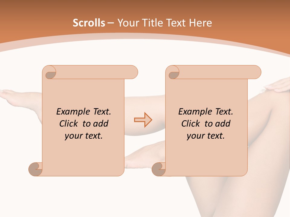 Pretty Female Girl PowerPoint Template