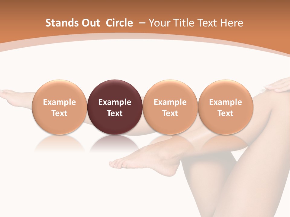 Pretty Female Girl PowerPoint Template