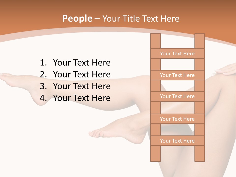 Pretty Female Girl PowerPoint Template