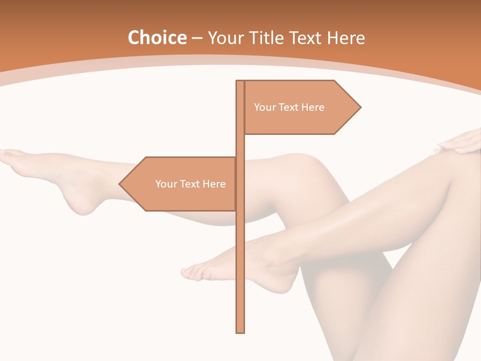 Pretty Female Girl PowerPoint Template