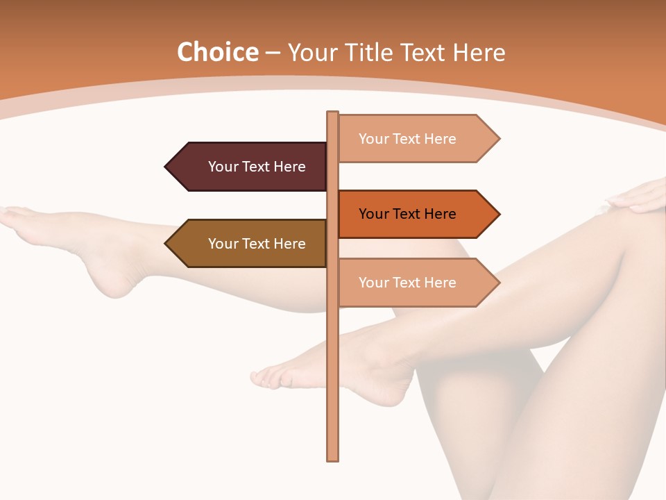 Pretty Female Girl PowerPoint Template