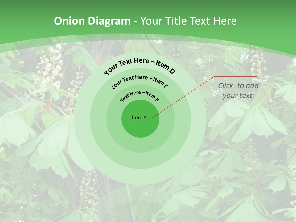 Freshness Leafage Color PowerPoint Template