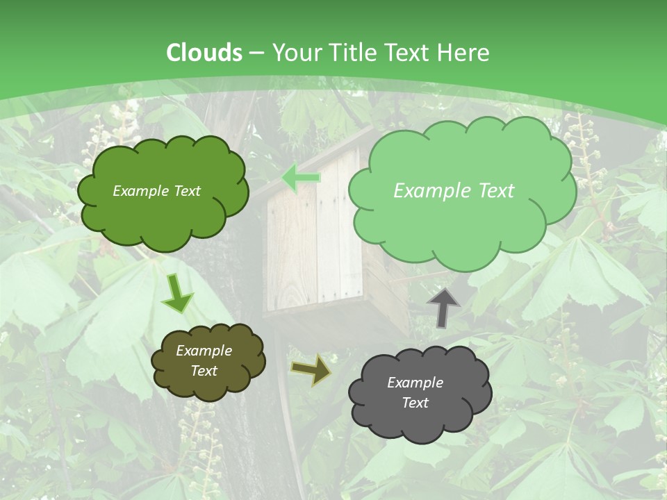Freshness Leafage Color PowerPoint Template
