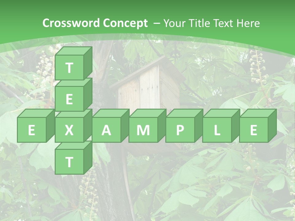 Freshness Leafage Color PowerPoint Template