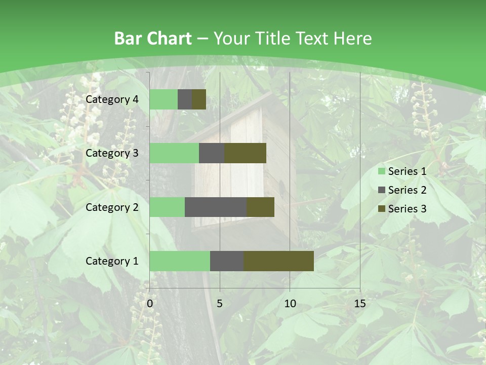 Freshness Leafage Color PowerPoint Template