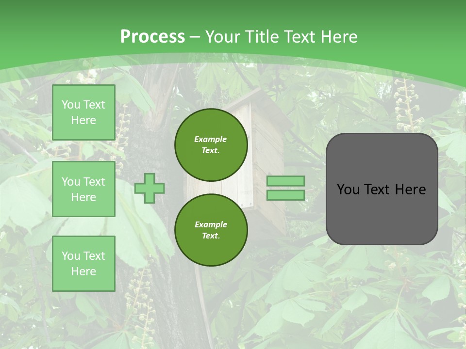 Freshness Leafage Color PowerPoint Template