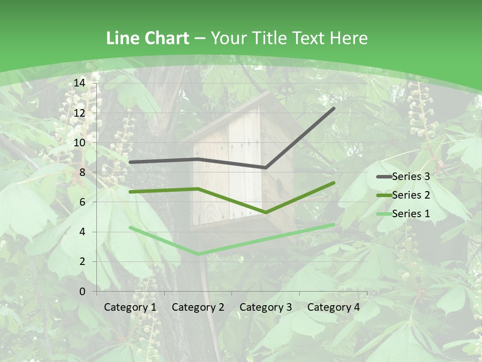 Freshness Leafage Color PowerPoint Template