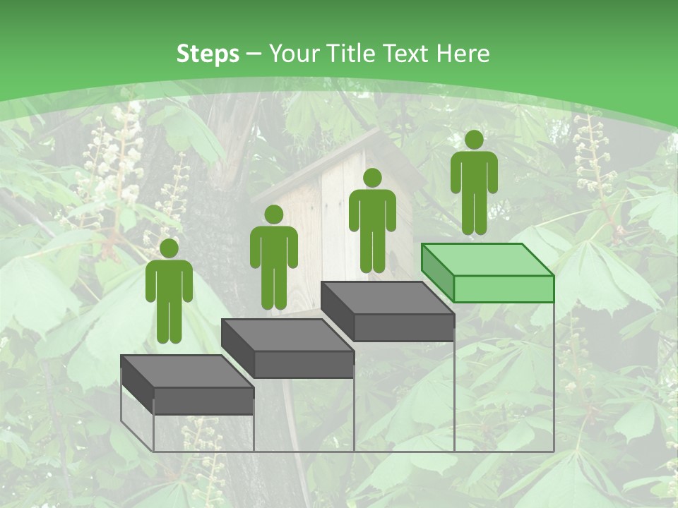 Freshness Leafage Color PowerPoint Template