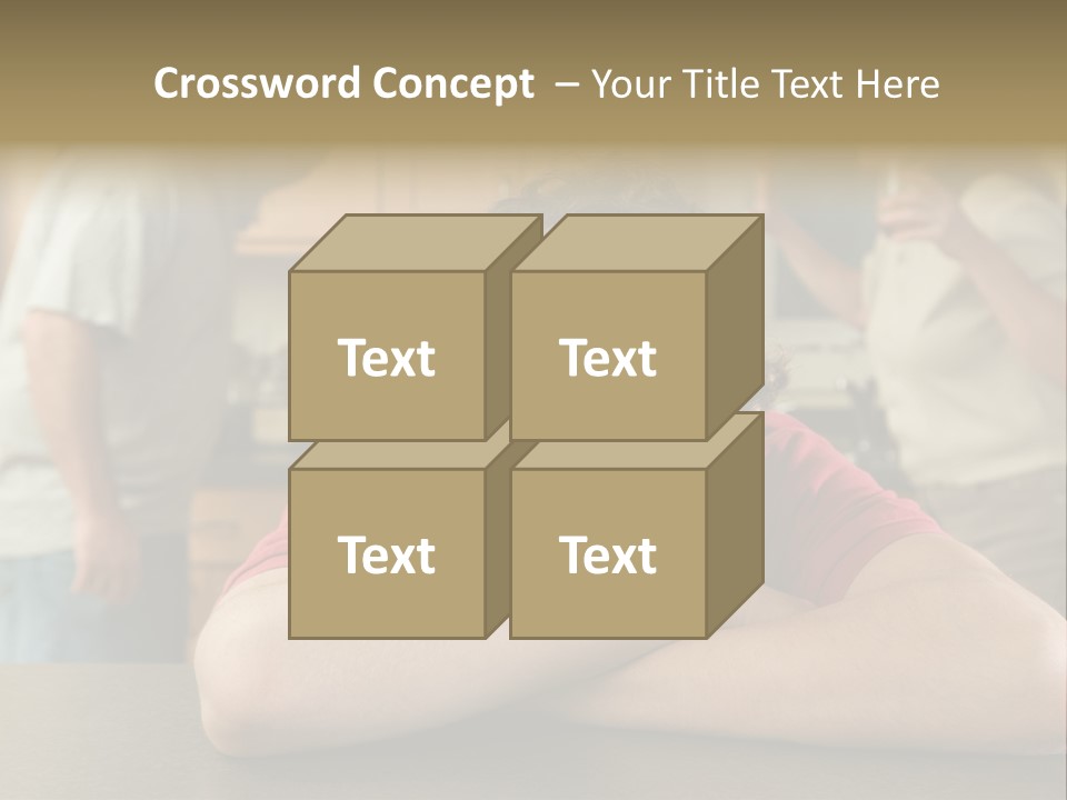 Crying Boy Lonely PowerPoint Template