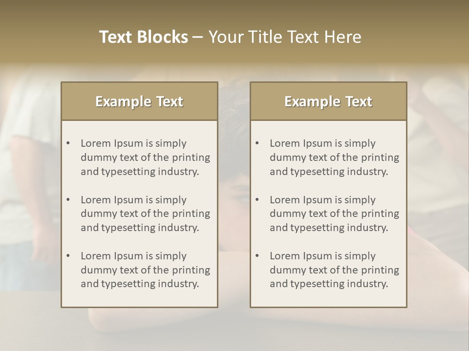 Crying Boy Lonely PowerPoint Template