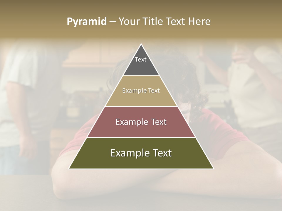 Crying Boy Lonely PowerPoint Template