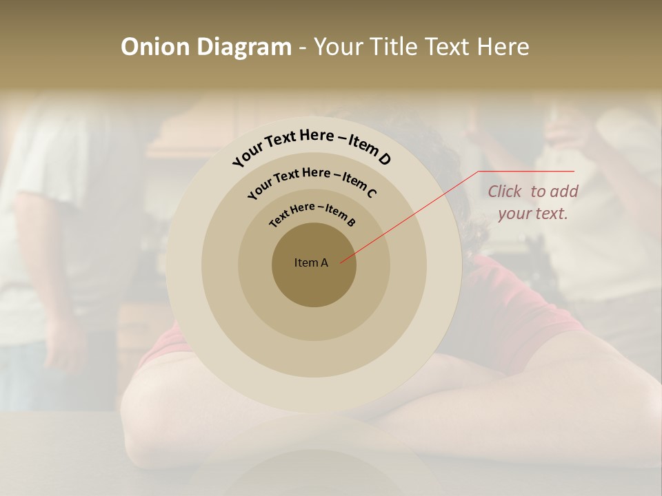 Crying Boy Lonely PowerPoint Template