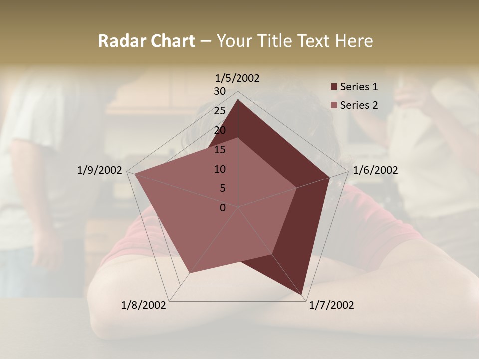 Crying Boy Lonely PowerPoint Template