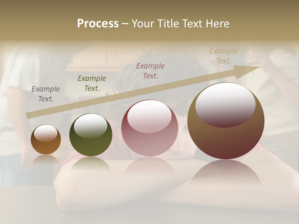 Crying Boy Lonely PowerPoint Template