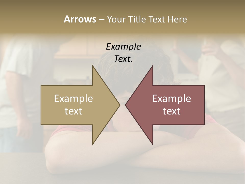 Crying Boy Lonely PowerPoint Template