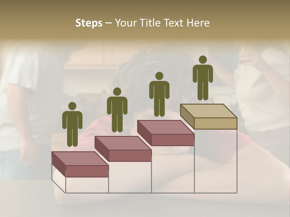 Crying Boy Lonely PowerPoint Template