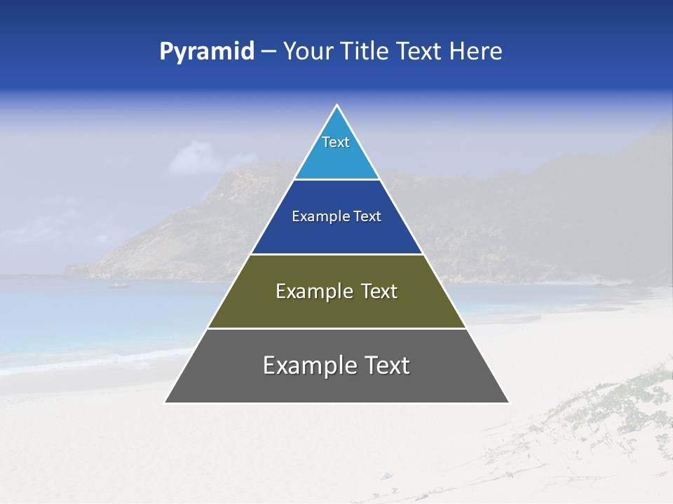 Azure Relaxing Saint Barths PowerPoint Template