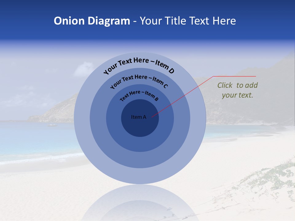 Azure Relaxing Saint Barths PowerPoint Template