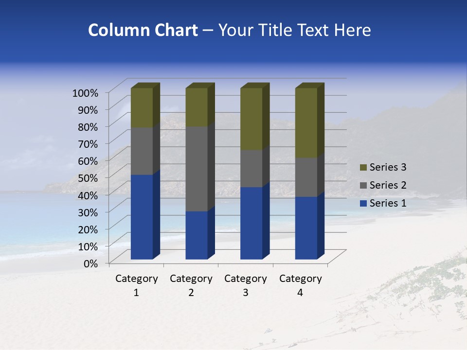 Azure Relaxing Saint Barths PowerPoint Template