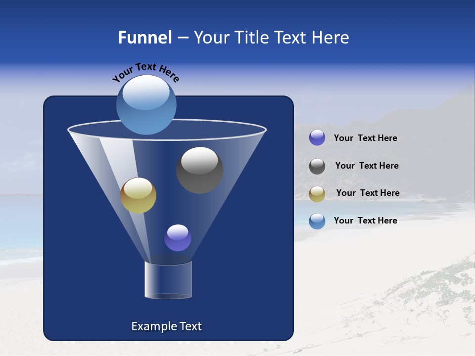 Azure Relaxing Saint Barths PowerPoint Template
