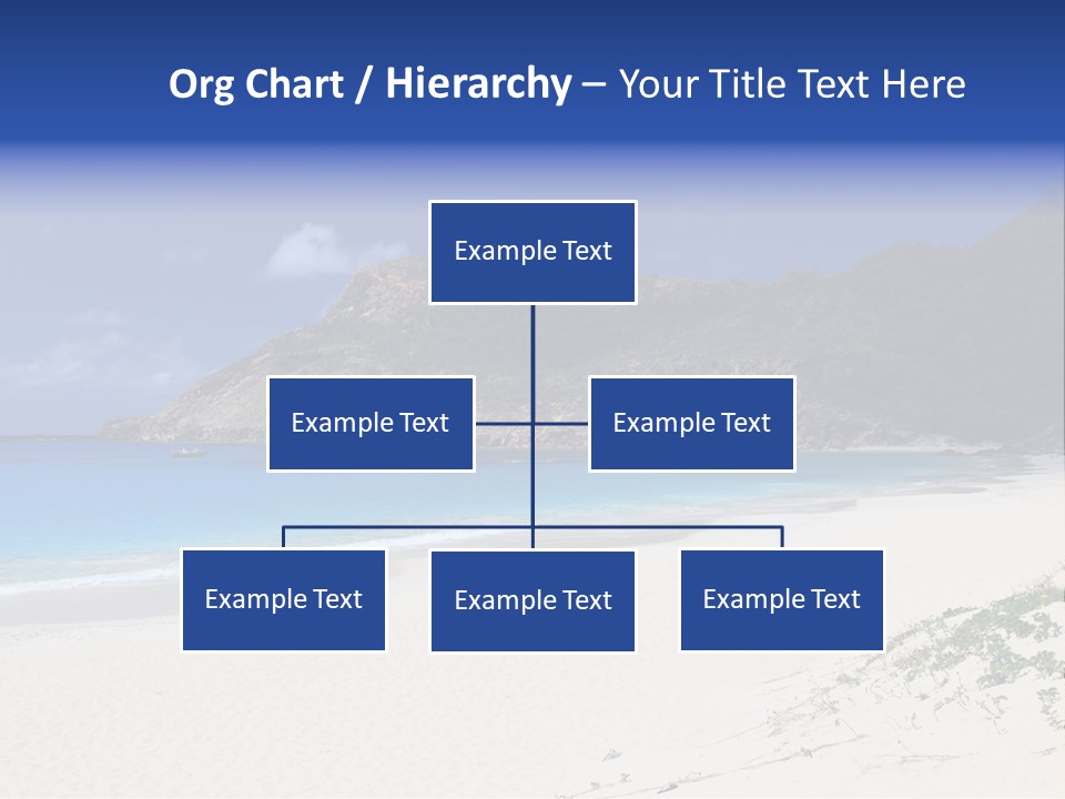 Azure Relaxing Saint Barths PowerPoint Template