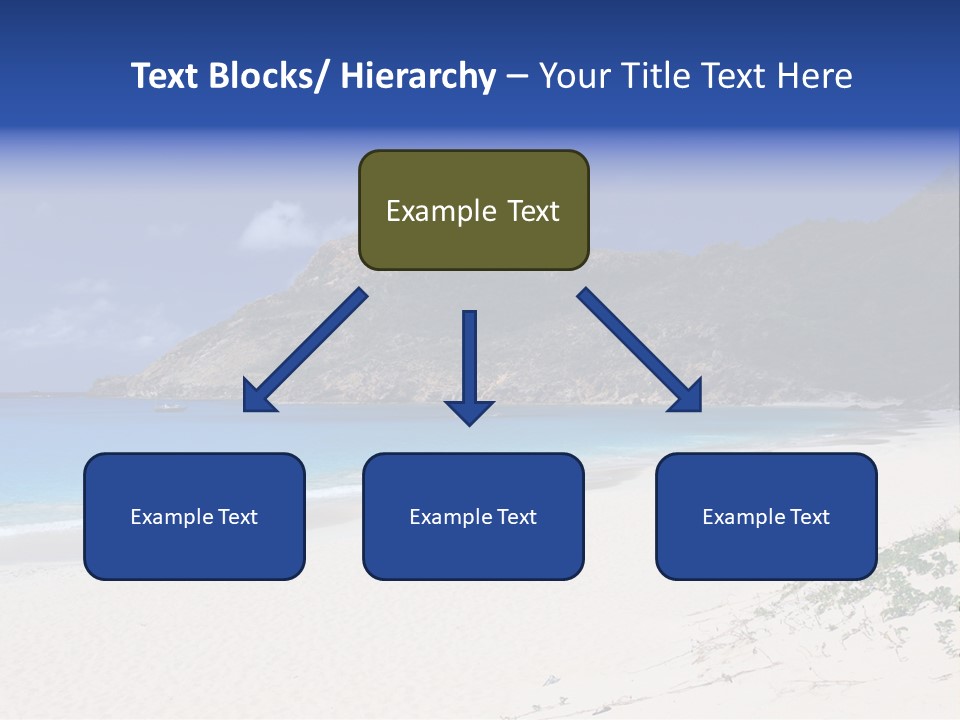 Azure Relaxing Saint Barths PowerPoint Template