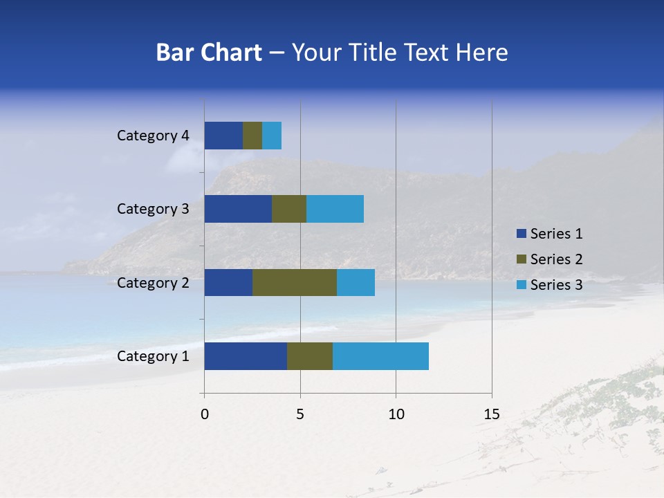 Azure Relaxing Saint Barths PowerPoint Template