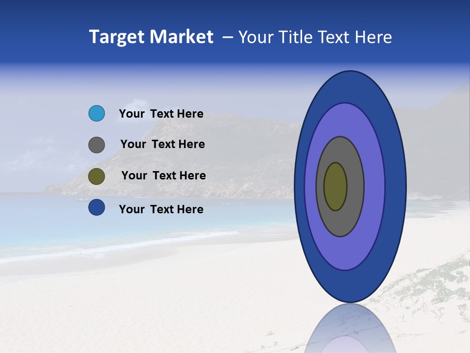 Azure Relaxing Saint Barths PowerPoint Template